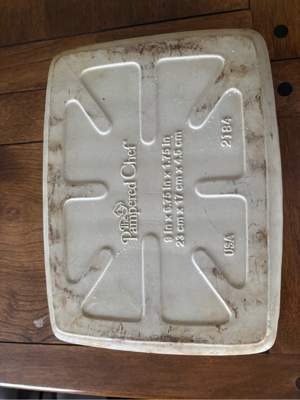 Pampered Chef stoneware
ridged baker - Picture 2 of 2